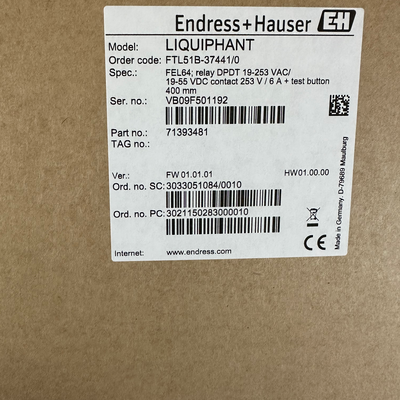 E+H FTL51B-37441/0 Liquiphant FTL51B Extended Probe Vibronic Tuning Fork লেভেল সুইচ