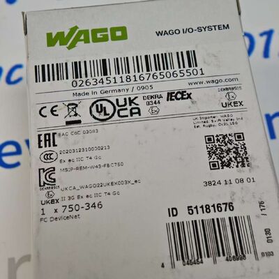 WAGO 750-346 ফিল্ডবাস কপলার ডিভাইসনেট ইকো