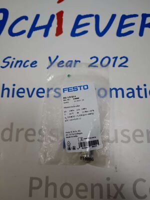 Festo HGL-1/8-QS-6 পাইলটেড চেক ভালভ