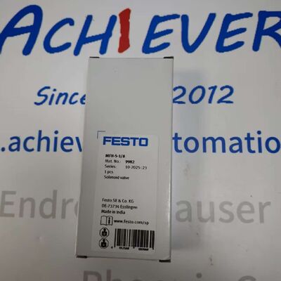 Festo MFH-5-18 Way Monostable Solenoid Poppet Valve (ফেস্টো এমএফএইচ-৫-১৮ ওয়ে একনিষ্ঠ সোলিনয়েড পুতুল ভালভ)