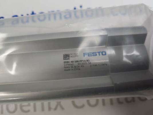 Festo DSBC-40-100-PPVA-N3 ডাবল অ্যাক্টিং স্ট্যান্ডার্ড নিউম্যাটিক সিলিন্ডার