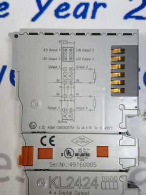 Beckhoff KL2424 4-চ্যানেল ডিজিটাল আউটপুট বাস টার্মিনাল