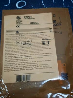 ifm OJ5126 Photoelectric Sensor, Industrial Optical Sensor