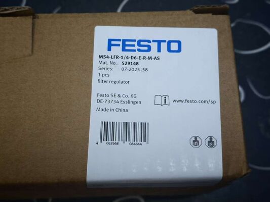 FESTO MS4-LFR-14-D6-E-R-M-AS Filter Regulator Air Preparation Unit