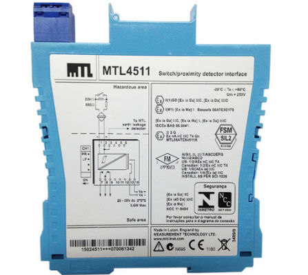 MTL4511 MTL ইনস্ট্রুমেন্টস সুইচ/প্রক্সিমিটি ডিটেক্টর ইন্টারফেস 1-চ্যানেল, লাইন ত্রুটি সনাক্তকরণ সহ
