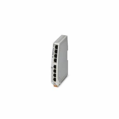 FL সুইচ 1008N 1085256 আইপি 54 সুরক্ষা স্তর এবং 0.05 সেমি -1 সেল ধ্রুবক সহ শিল্প ইথারনেট সুইচ