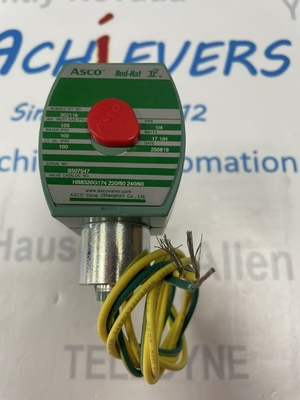 ASCO SCE238D008EMO.24/DC - ব্রাস বডি, EPDM, G1/2, 2/2 NC, সিরিজ 238 Solenoid Valves Pilot Operated Built In Pilot