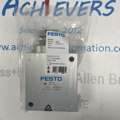 Festo GR-34 নির্ভরযোগ্য বায়ুসংক্রান্ত সিস্টেমের জন্য উচ্চ-নির্ভুল চাপ নিয়ন্ত্রক