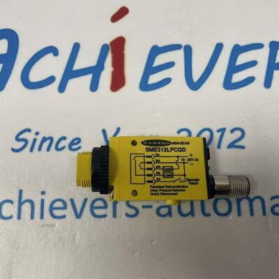 ব্যানার SME312LPCQD উচ্চ-পারফরম্যান্স পোলারাইজড রেট্রোরিফ্লেক্টিভ ফটোইলেকট্রিক সেন্সর