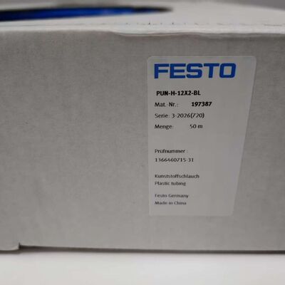 Festo PUN-H-12X2-BL উচ্চ চাপের পলিউরেথেন এয়ার হোলস