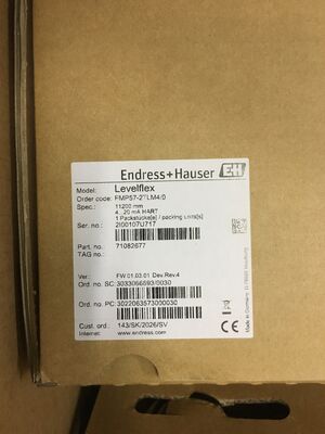 E+H FMP57-2TLM4/0 লেভেলফ্লেক্স গাইডেড ওয়েভ রাডার লেভেল ট্রান্সমিটার