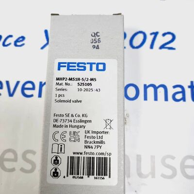 Festo MHP2-MS1H-5/2-M5 হাই-স্পিড ম্যাপপেট সোলিনয়েড ভালভ
