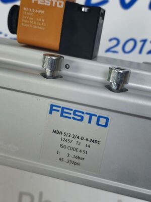 FESTO MDH-52-34-D-4-24DC সোলিনয়েড ভালভ, 24VDC ভালভ কয়েল সমাবেশ